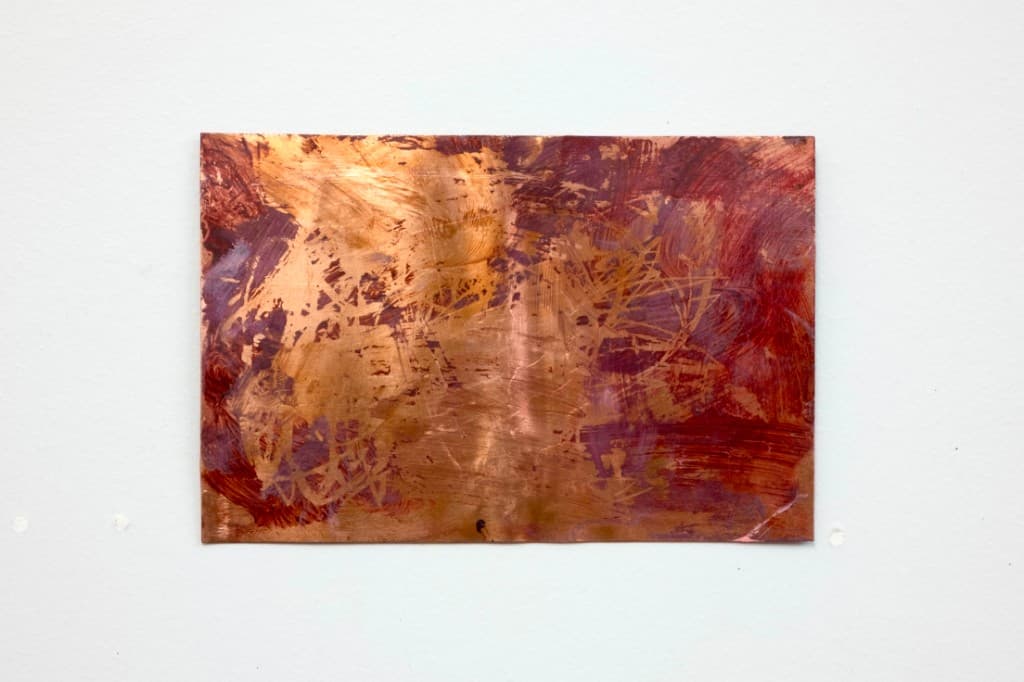 Angels, 2026 — acrylic on copper by Alexei Kolakis-Landon